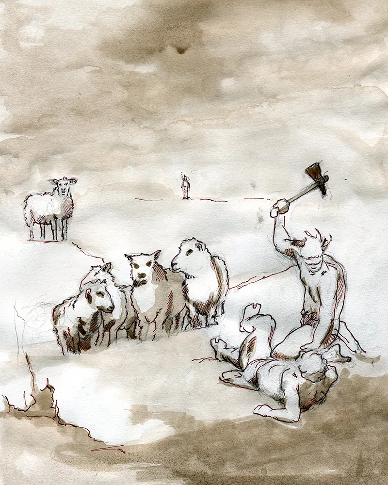 steve duncan art ammon and the sheep