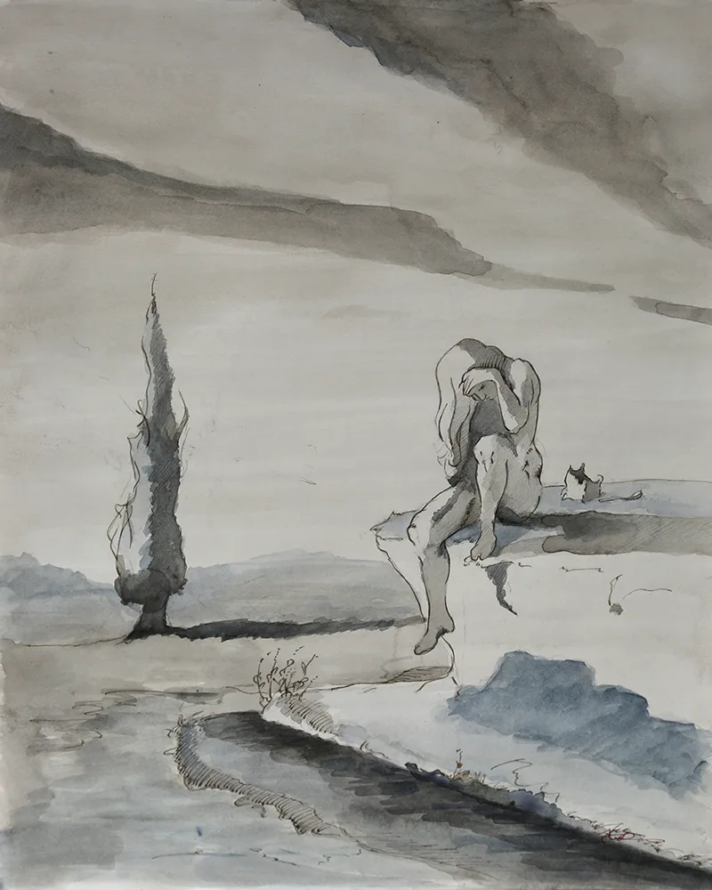 steve duncan art pondering